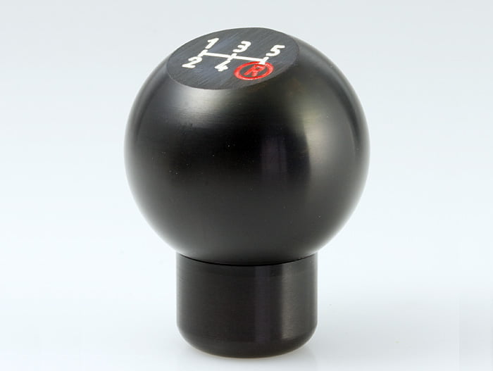 Black Gearknob "Slanted" with gear pattern (Elise, Exige, 340R, all with Rover egine)