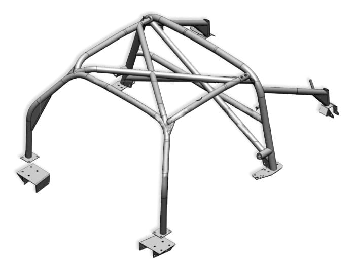 6-point VX220 bolt in Rollcage, Built and homologated according to FIA spec.